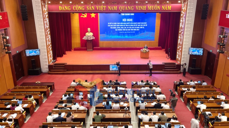 2024-03_Công bố kết quả các Chỉ số PAR INDEX, SIPAS, DDCI, DGI, DTI của các cơ quan, đơn vị, địa phương trên địa bàn tỉnh năm 2023- Quang cảnh hội nghị (3-2024). Ảnh: Thu Chung