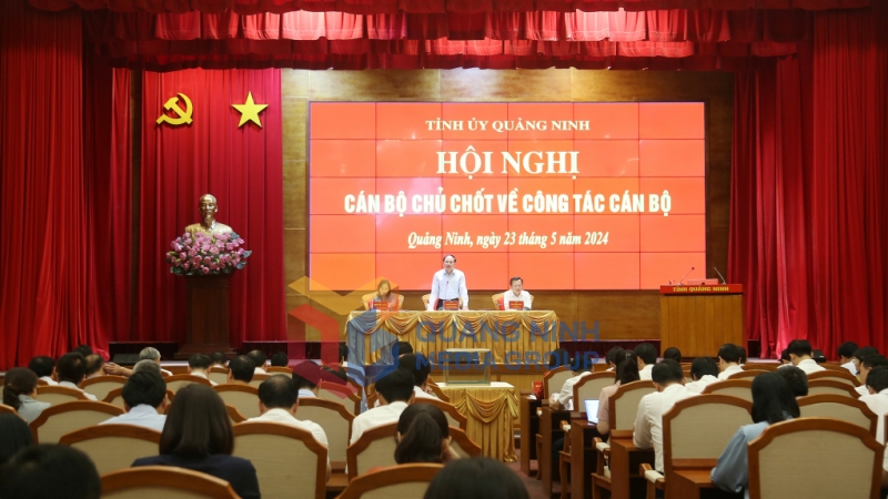 Hội nghị cán bộ chủ chốt về công tác cán bộ (5-2024). Ảnh: Thu Chung