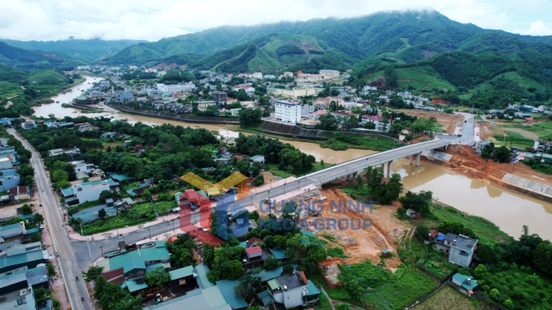Trung tâm huyện Ba Chẽ (7-2024). Ảnh: Thành Công