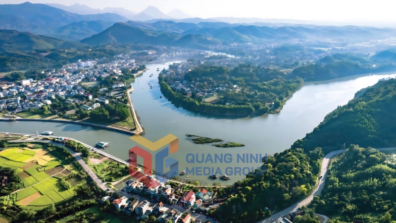 Huyện Tiên Yên hôm nay (8-2023). Ảnh: Cấn Đình Loan (CTV)