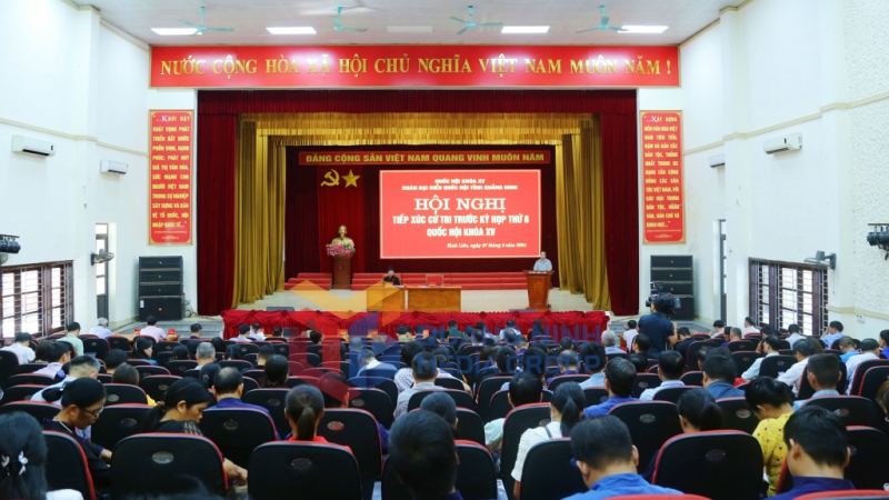 Quang cảnh buổi tiếp xúc (9-2024). Ảnh: Nguyễn Thanh