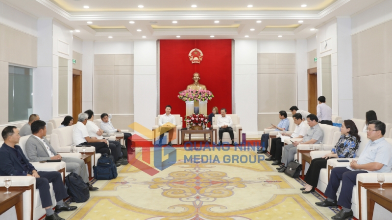 2024-10_Chủ tịch UBND tỉnh Cao Tường Huy tiếp xã giao các nhà đầu tư nước ngoài- Quang cảnh buổi tiếp xã giao. Ảnh: Đỗ Phương