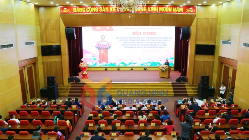 Quang cảnh hội nghị công bố quyết định (11-2024). Ảnh: Nguyễn Thanh