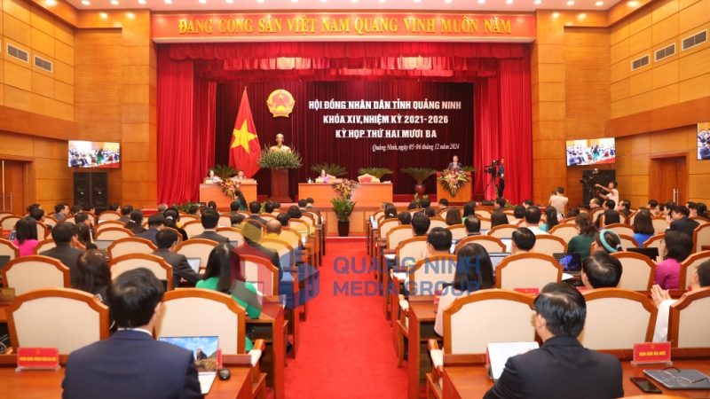 2024-12_Kỳ họp thứ 23 HĐND tỉnh khóa XIV- Quang cảnh phiên khai mạc kỳ họp. Ảnh Đỗ Phương