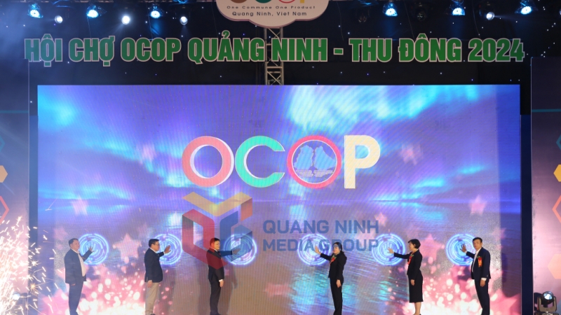 2024-12_Khai mạc Hội chợ OCOP Quảng Ninh – Thu Đông 2024. Ảnh: Minh Đức
