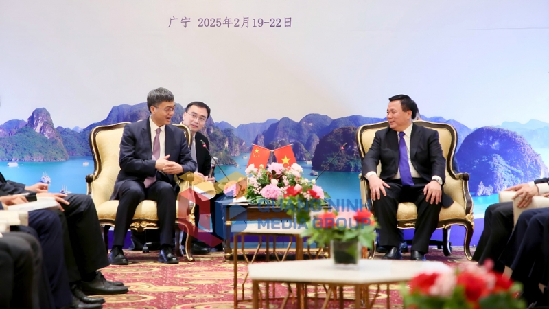 Quang cảnh buổi tiếp (2-2025). Ảnh: Thu Chung