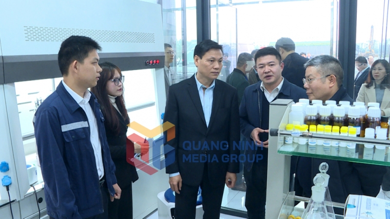 Đoàn công tác Sở Nông nghiệp và Nông thôn Khu tự trị dân tộc Choang Quảng Tây tham quan, khảo sát thực tế tại Quảng Ninh (2-2025). Ảnh: Hải Hà