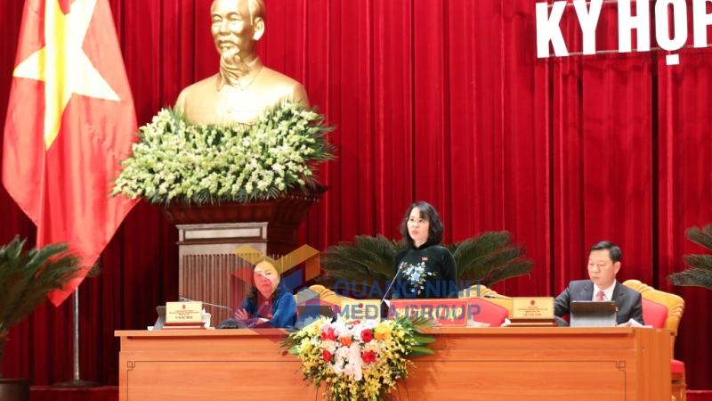 Đoàn chủ tọa điều hành kỳ họp (2-2025). Ảnh: Đỗ Phương
