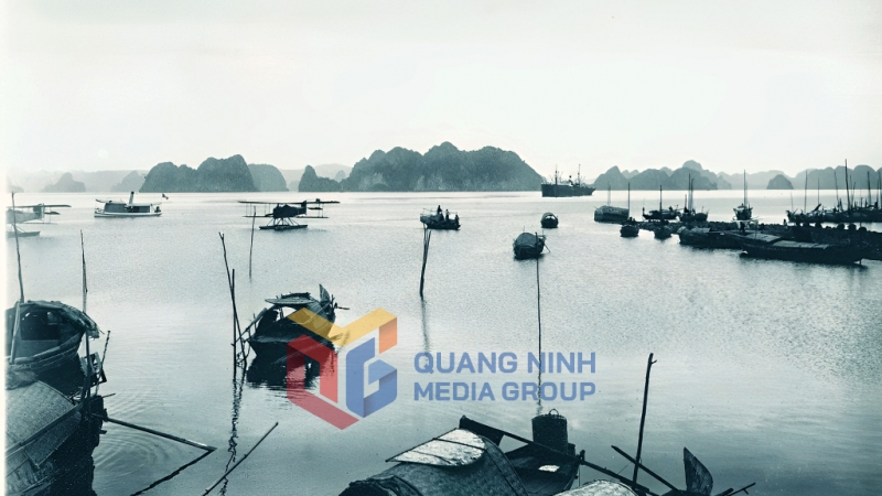 Cảng Cẩm Phả (Cửa Ông) những năm 1930. Ảnh Otofun.net