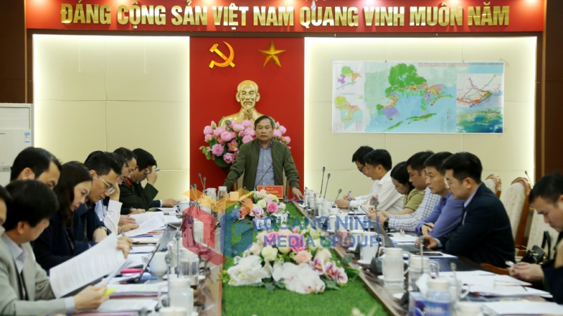 Đồng chí Vũ Đại Thắng, Bí thư Tỉnh ủy kết luận buổi làm việc (3-2025). Ảnh: Thu Chung