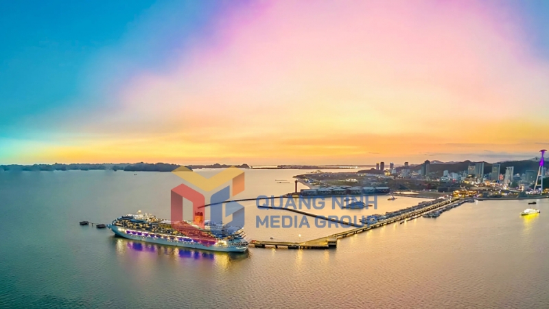 Cảng tàu khách quốc tế Hạ Long (4-2025). Ảnh: Mạnh Trường