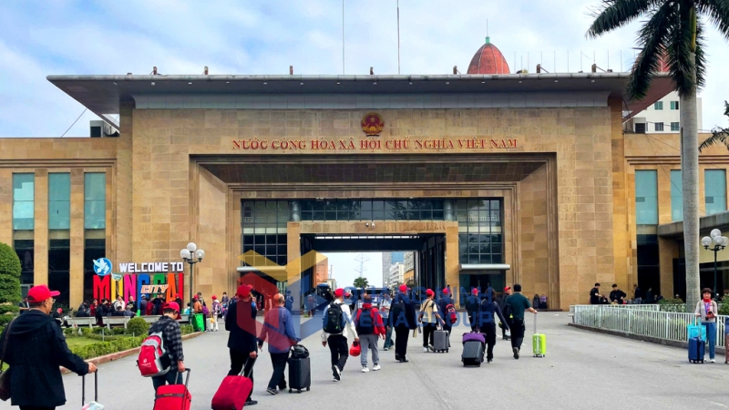 Cửa khẩu quốc tế Móng Cái (5-2025). Ảnh: Nguyễn Ngọc