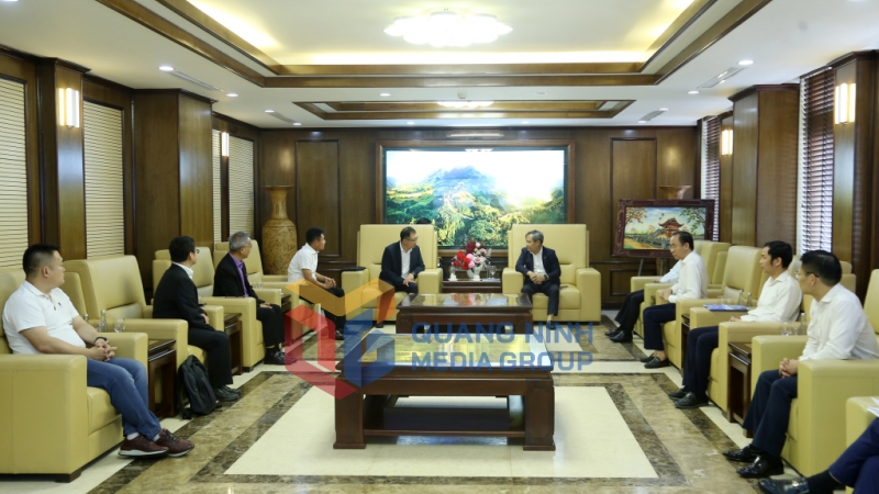 Quang cảnh buổi tiếp xã giao (6-2025). Ảnh: Thu Chung