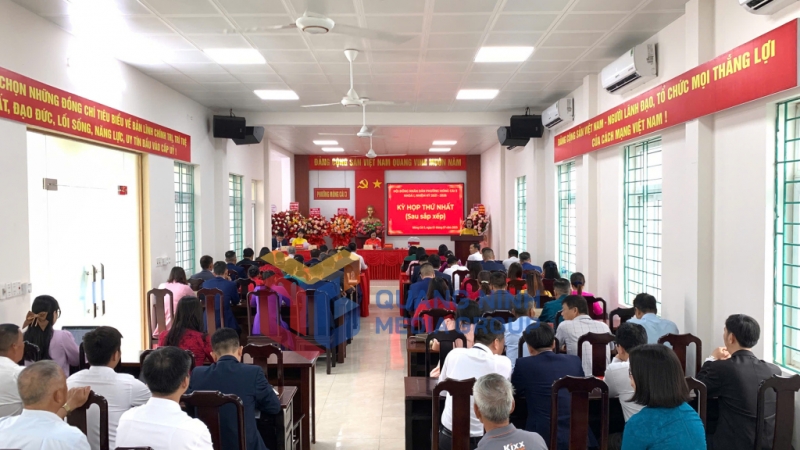 Quang cảnh kỳ họp HĐND phường Móng Cái 3 lần thứ nhất (7-2025). Ảnh: PV