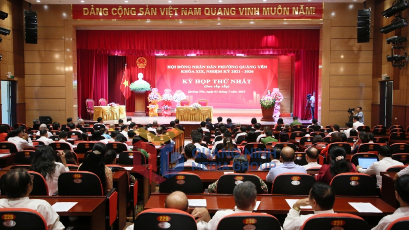 HĐND phường Quảng Yên tổ chức Kỳ họp thứ nhất, nhiệm kỳ 2021-2026 (7-2025). Ảnh: PV