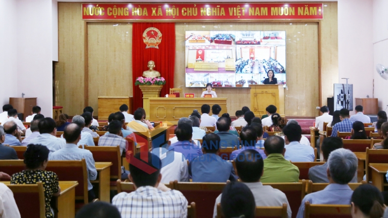 2025-07_Đoàn ĐBQH tỉnh tiếp xúc cử tri các xã, phường khu vực miền Đông của tỉnh - Quang cảnh hội nghị tiếp xúc cử tri. Ảnh: Thu Chung