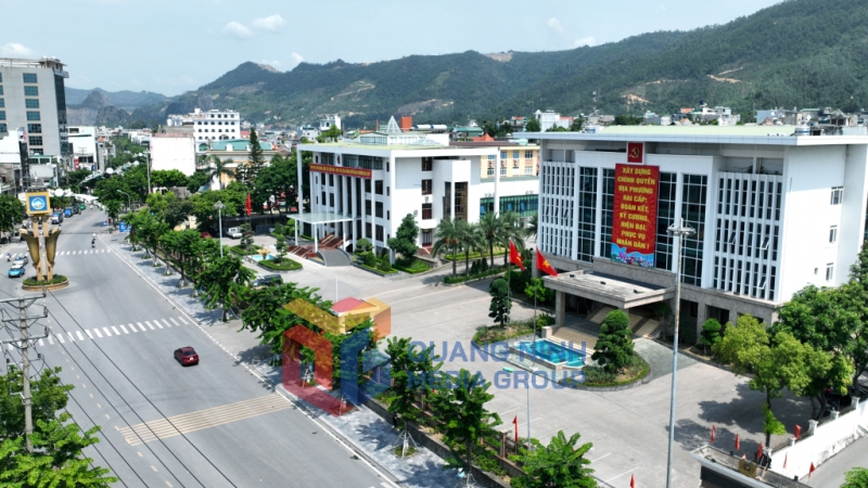 2025-07_Các tuyến phố, công trình trụ sở được đầu tư đồng bộ, xanh hóa, tạo không gian hiện đại. Ảnh: Đỗ Phương