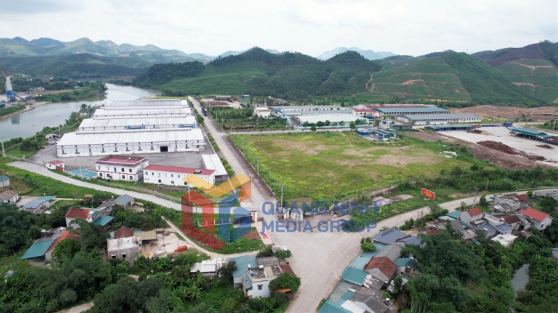 Cụm công nghiệp Nam Sơn, xã Ba Chẽ (8-2025). Ảnh: Lê nam