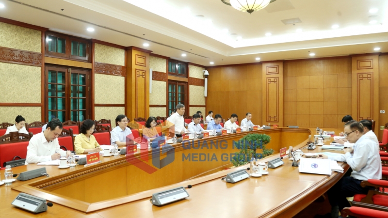 Toàn cảnh buổi làm việc (8-2025). Ảnh: Thu Chung