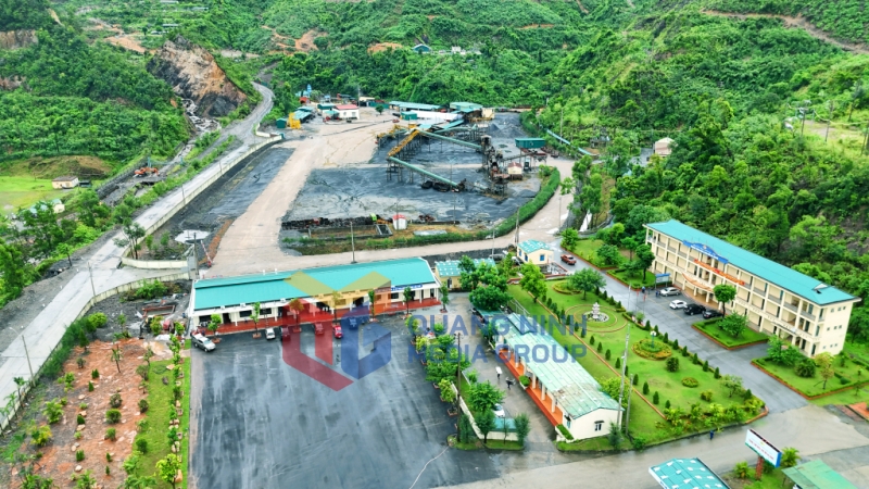 Mặt bằng sản xuất khu vực mỏ Hà Ráng (Công ty Than Hòn Gai) (8-2025). Ảnh: Phạm Tăng
