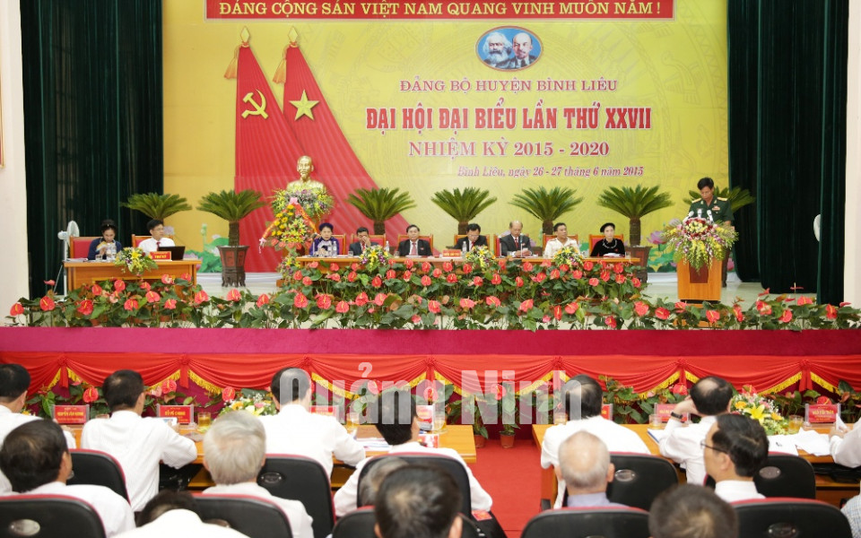 Đại hội đại biểu Đảng bộ huyện Bình Liêu lần thứ XXVII, nhiệm kỳ 2015-2020