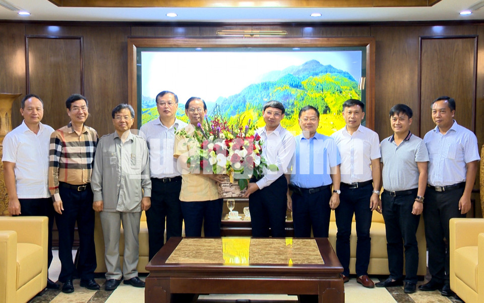 Bí thư Tỉnh ủy Nguyễn Xuân Ký tiếp đoàn các nhà báo, Tổng biên tập các cơ quan báo chí Trung ương, tháng 10-2019