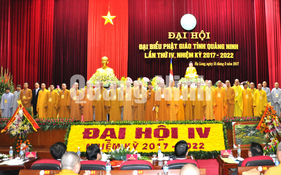 Đại hội đại biểu Phật giáo tỉnh Quảng Ninh lần thứ IV, nhiệm kỳ 2017-2022, tháng 3-2017