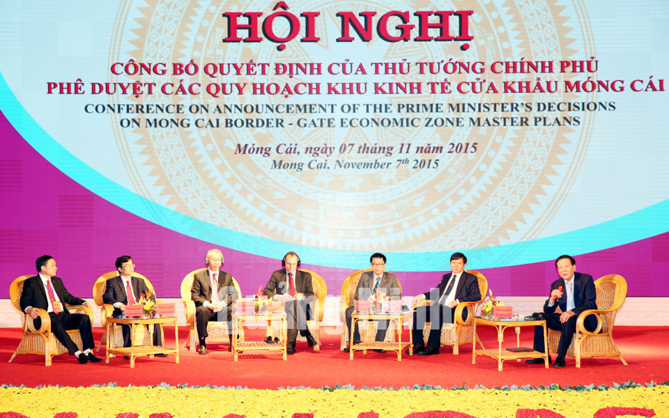 Công bố các quy hoạch Khu kinh tế cửa khẩu Móng Cái, tháng 11-2015