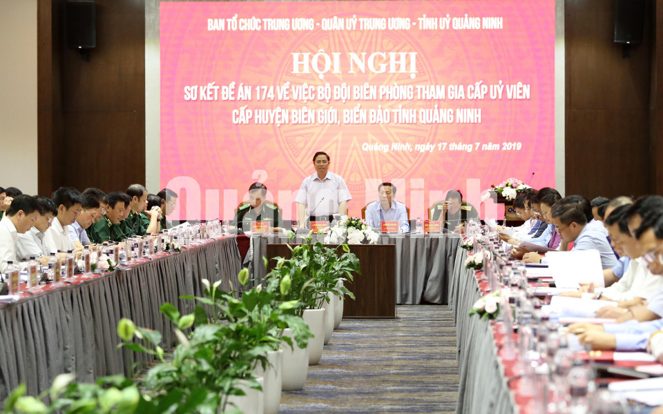 Hội nghị sơ kết 2 năm thực hiện Đề án số 174-ĐA/TU ngày 21/3/2016 của Tỉnh ủy Quảng Ninh, tháng 7-2019