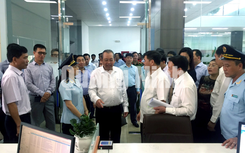 Phó Thủ tướng Thường trực Chính phủ Trương Hòa Bình làm việc với Quảng Ninh, tháng 8-2019