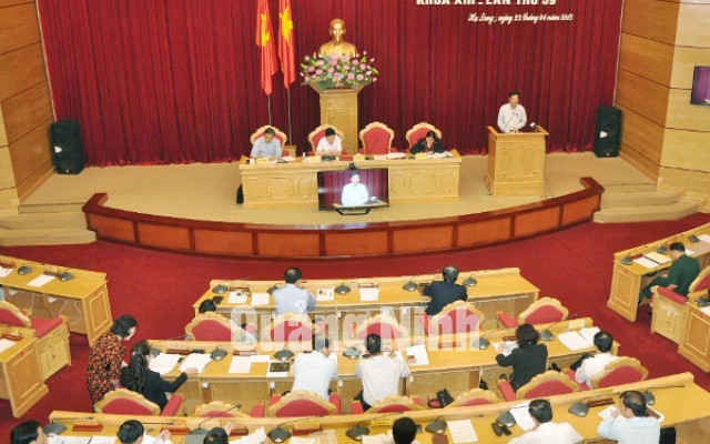 Hội nghị BCH Đảng bộ tỉnh lần thứ 39, khóa XIII, tháng 4-2015
