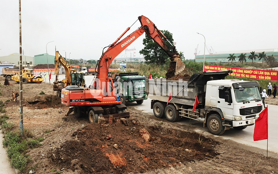 Dự án Đường nối KCN Cái Lân qua KCN Việt Hưng đến cao tốc Hạ Long – Vân Đồn, tháng 3-2020