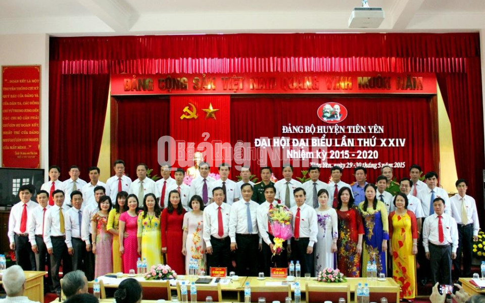 Đại hội Đảng bộ huyện Tiên Yên lần thứ XXIV – đại hội điểm đầu tiên của tỉnh, tháng 6-2015