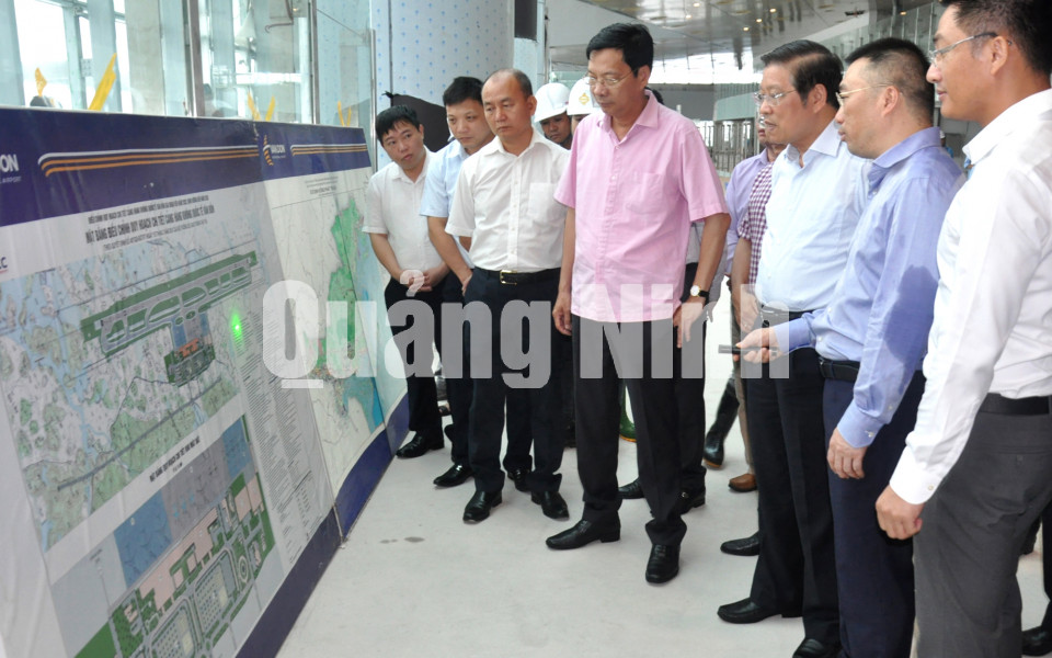 Trưởng Ban Nội chính Trung ương Phan Đình Trạc thăm và làm việc tại Quảng Ninh, tháng 9-2018