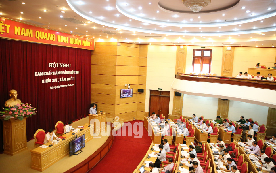 Hội nghị Ban Chấp hành Đảng bộ tỉnh khoá XIV, lần thứ 11, tháng 11-2016
