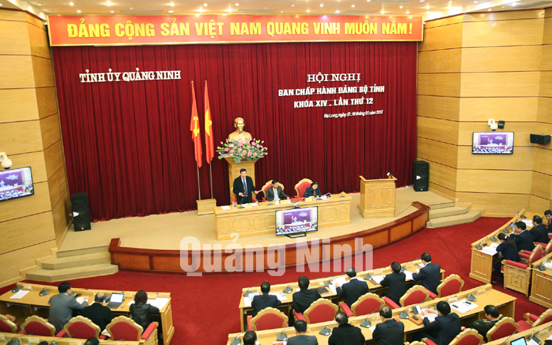 Hội nghị BCH Đảng bộ tỉnh Khóa XIV lần thứ 12, tháng 1-2017