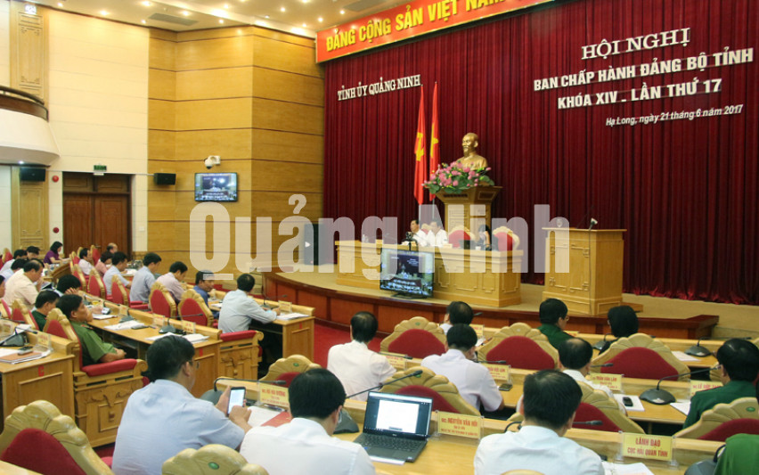 Hội nghị BCH Đảng bộ tỉnh Khóa XIV lần thứ 17, tháng 6-2017