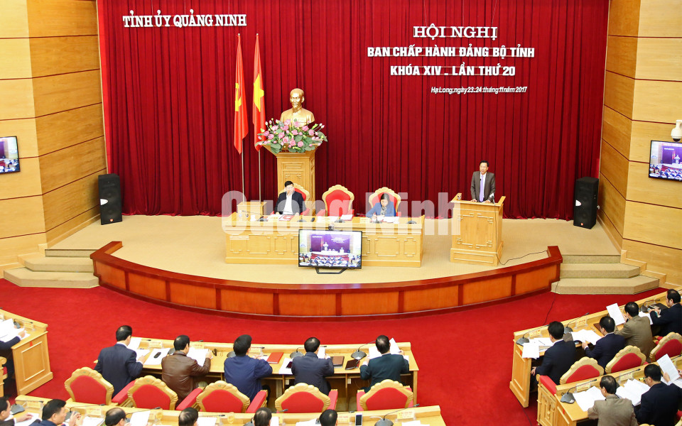 Hội nghị Ban Chấp hành Đảng bộ tỉnh khóa XIV - Lần thứ 20