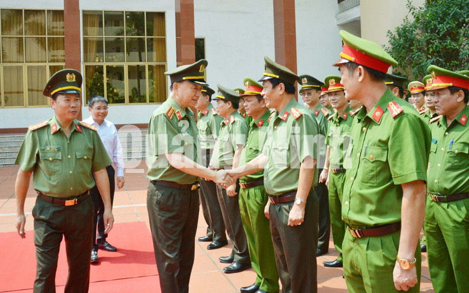 Bộ trưởng Bộ Công an Tô Lâm làm việc với tỉnh Quảng Ninh, tháng 8-2019