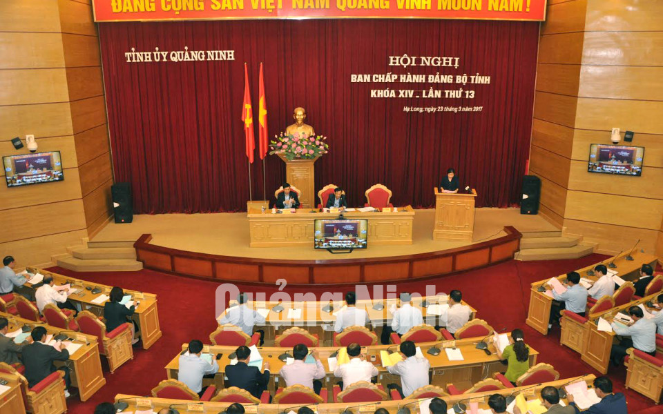 Hội nghị 13, BCH Đảng bộ tỉnh khóa XIV, tháng 3-2017