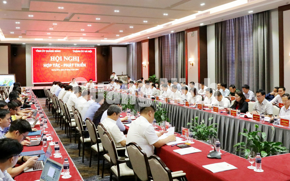 Hội nghị hợp tác phát triển Quảng Ninh – Hà Nội, tháng 8-2019