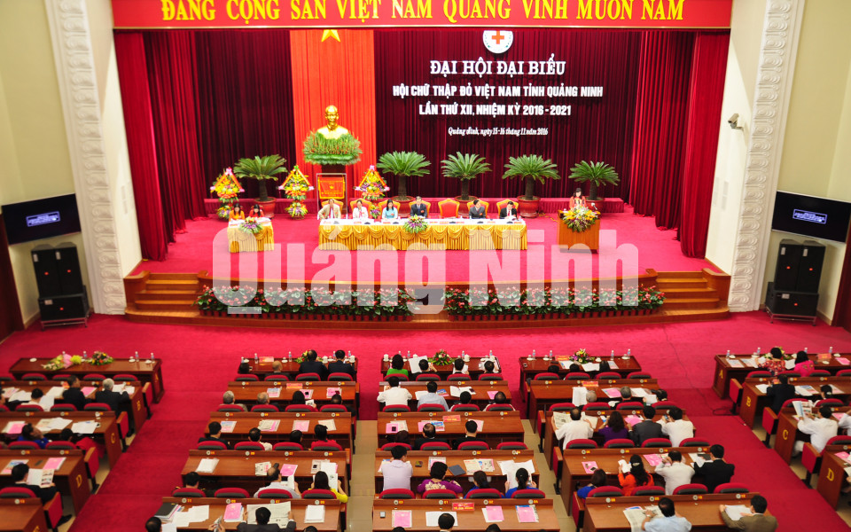 Đại hội đại biểu Hội Chữ thập đỏ tỉnh Quảng Ninh lần thứ XII, tháng 11-2016