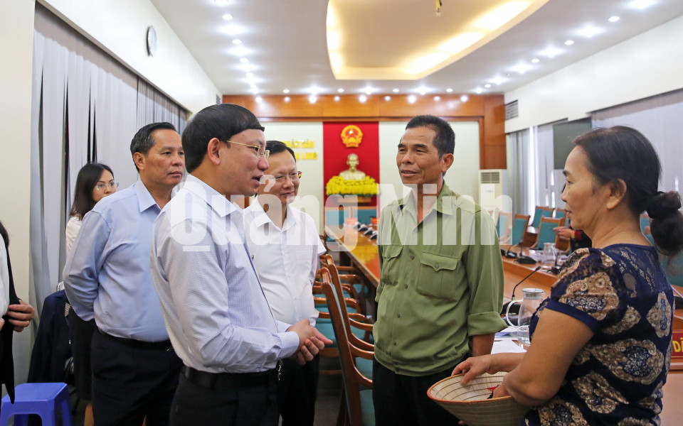 Bí thư Tỉnh ủy Nguyễn Xuân Ký dự buổi tiếp công dân thường kỳ tại TP Hạ Long, tháng 11-2019