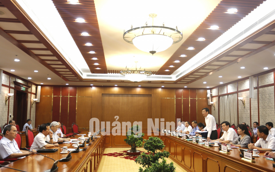 Bộ Chính trị cho ý kiến về công tác chuẩn bị Đại hội Đảng bộ tỉnh Quảng Ninh lần thứ XIV, tháng 8-2015