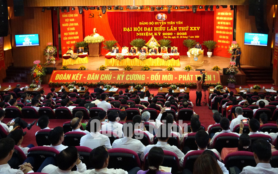 Đại hội Đại biểu Đảng bộ huyện Tiên Yên lần thứ XXV, tháng 7-2020