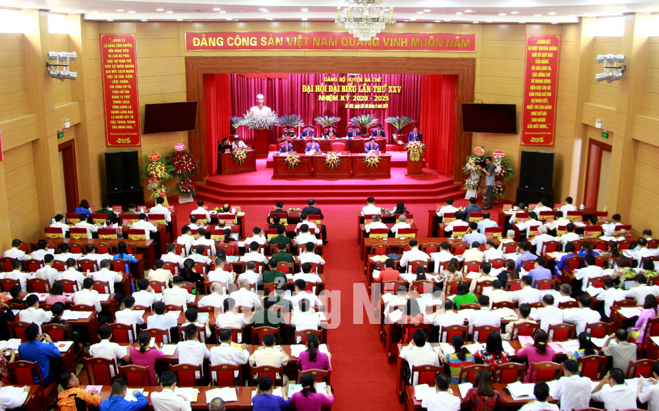 Đại hội Đại biểu Đảng bộ huyện Ba Chẽ lần thứ XXV, tháng 6-2020
