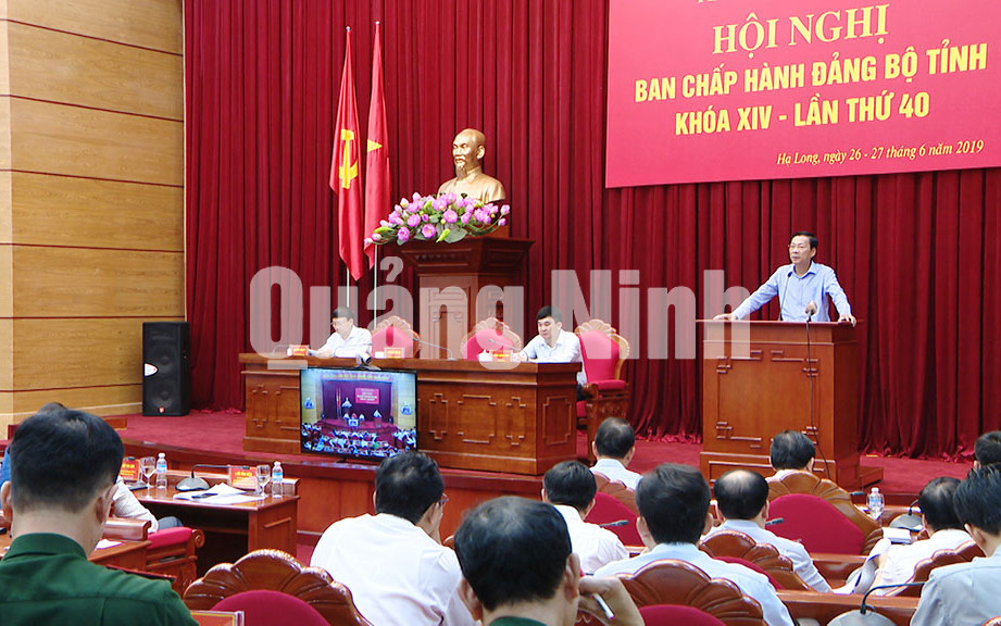 Kỳ họp thứ 40, BCH Đảng bộ tỉnh khoá XIV, tháng 6-2019