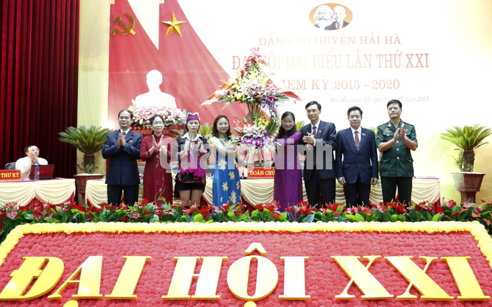 Đại hội đại biểu Đảng bộ huyện Hải Hà lần thứ XXI, nhiệm kỳ 2015-2020