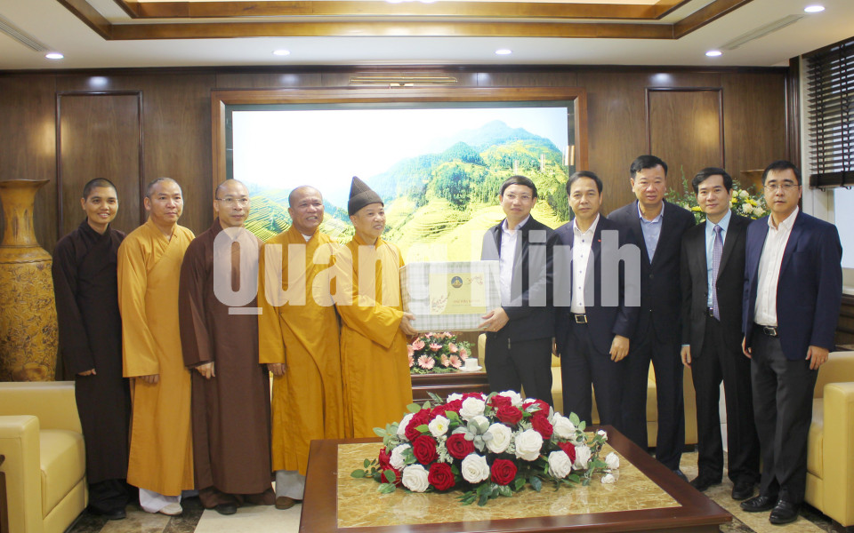 Ban Trị sự Giáo hội phật giáo Việt Nam chúc Tết tỉnh Quảng Ninh, tháng 1-2020