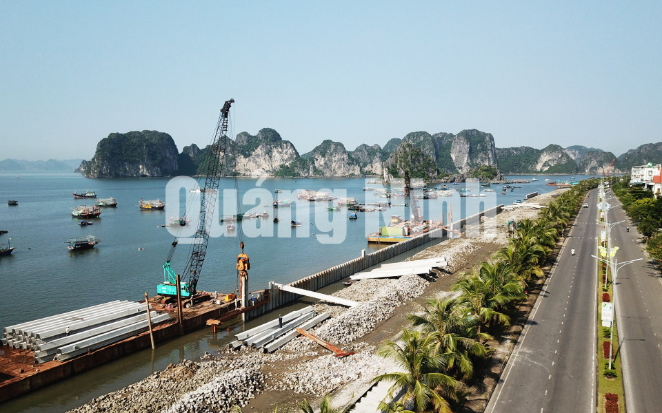 Dự án mở rộng đường bao biển Trần Quốc Nghiễn, tháng 7-2019